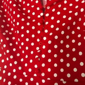 Vintage Dresses - Vintage Red and White Polka Dot Dress Vintage Dresses - Vintage Red and White Polka Dot Dress
